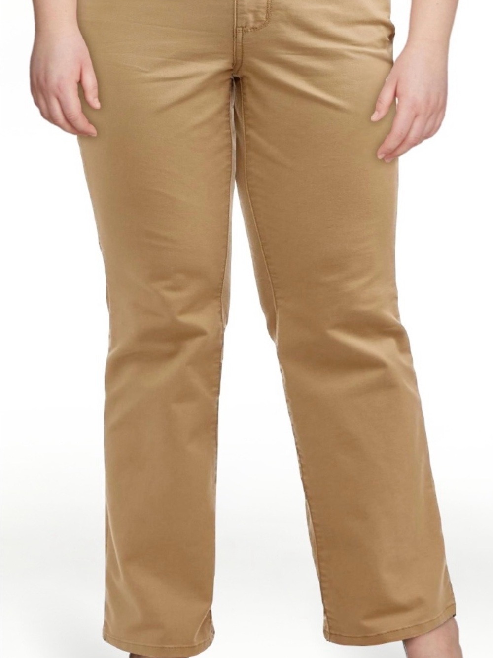 NWT No Boundaries Junior’s Khaki Mid Rise Bootcut Jeans (Size 15)